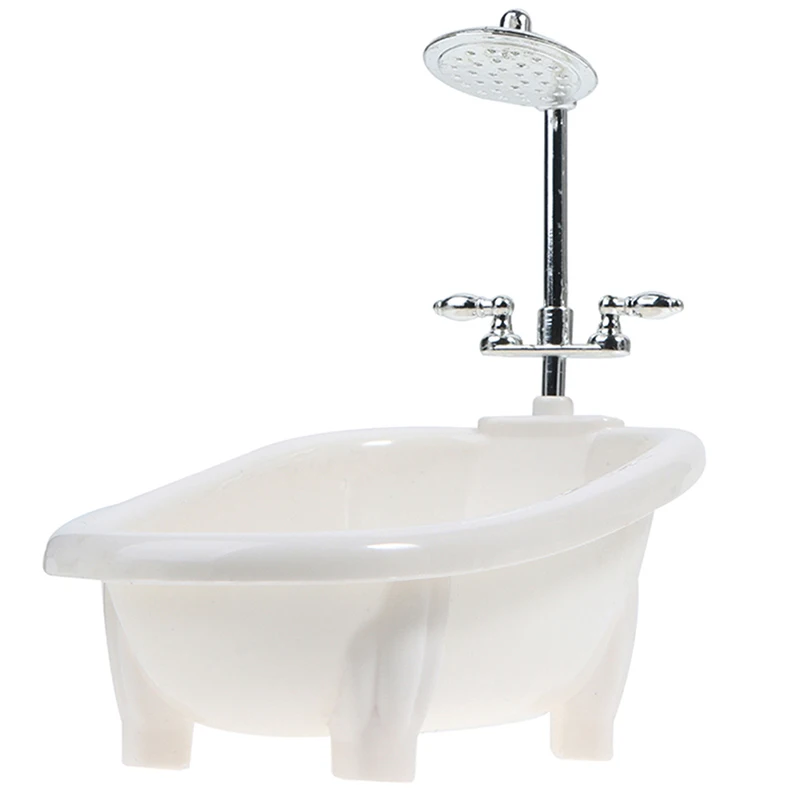 Puppenhaus Miniatur Möbel Mini Badewanne Badewanne Modell Spielzeug Simulation Badezimmer Zubehör Kinder Pretend Puppe Haus Dekor Spielzeug