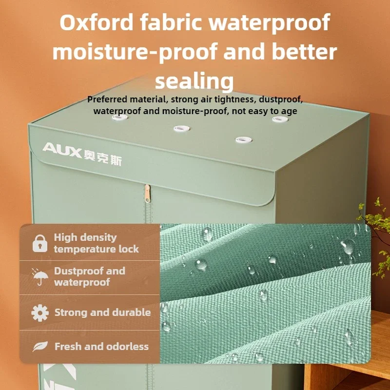 مجفف ملابس كهربائي بقدرة 1500 وات، مجفف ملابس جديد، مجفف منزلي، مسكن للطلاب، ماكينة تجفيف الملابس الصغيرة القابلة للطي، توقيت