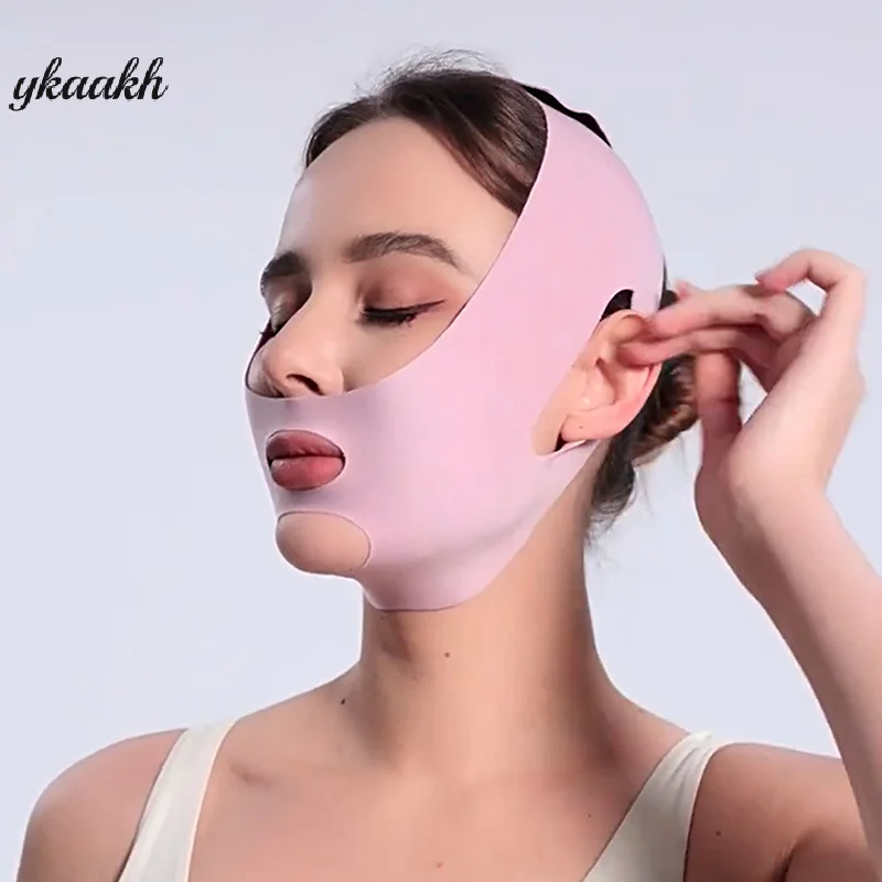 

Adjustable Face Sculpting Sleep Mask Breathable Elastic V Face Slimming Bandage Skin Care Lifting Tightening Anti Wrinkle Tools