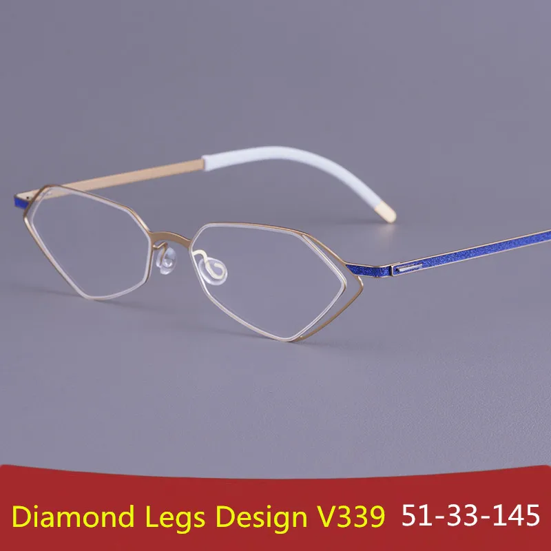 brand-design-diamond-shape-glasses-frame-men-women-ultralight-eyeglasses-luxury-screwless-shinny-spectacles-thin-rim-eyewear-new