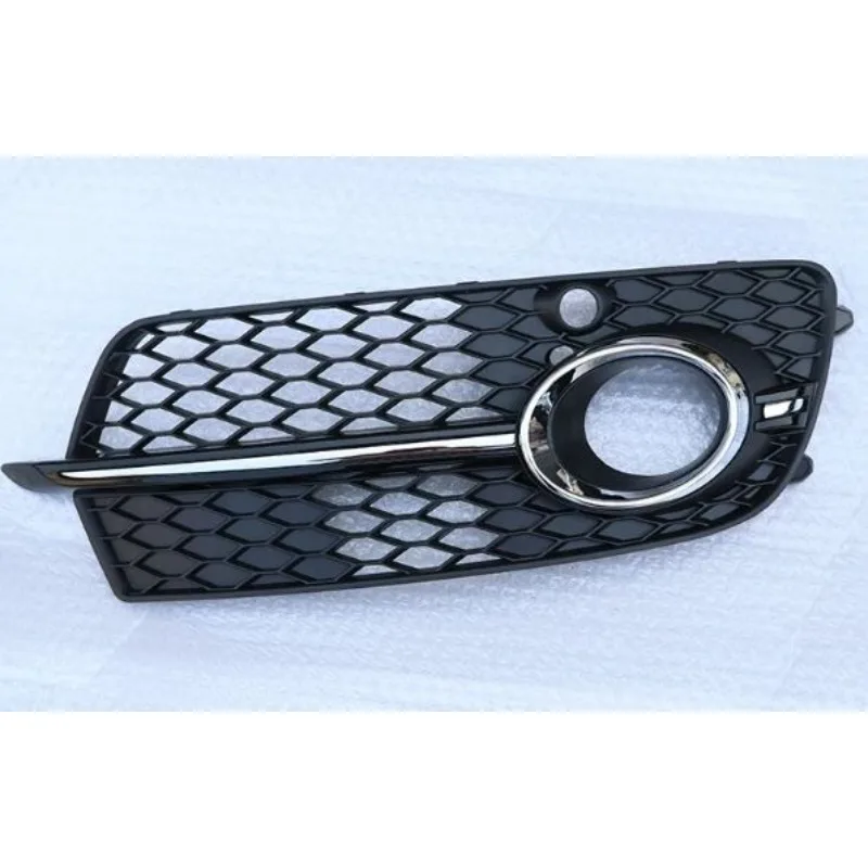 Fog Light Bezels Grilles Front Left Right Bumper Lower Grilles Honeycomb 8R0807 681 S 8R0 807 682 N for Audi Q5 2013-2018 Sport