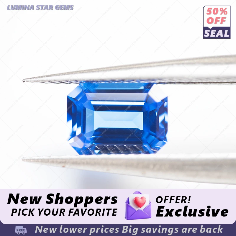 

TEmeralds Cut Lab Grown Cobalt Spinel Loose Gemstone For s Jewelry Making Selectable AGL Certificate