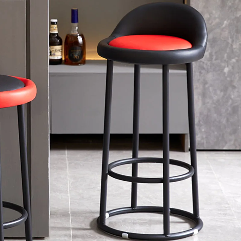 

Pedicure Restaurant Office Accent Bar Stool Reception Make Up Gaming Retro Counter Bar Stool Designer Luxury Banqueta Furniture