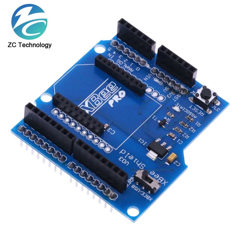 Bluetooth XBee Shield V03 Module Wireless Control For XBee ZigBee Board For Arduino Serial Adapter Module FT232RL IC 3.3V 5V IO