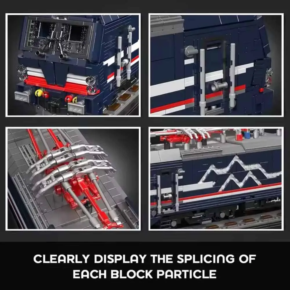 Technical ideas MOC 12045 Vectron Electric Locomotive Building Blocks Remote Control Train Collectible adult Toy Gift 3072Pcs