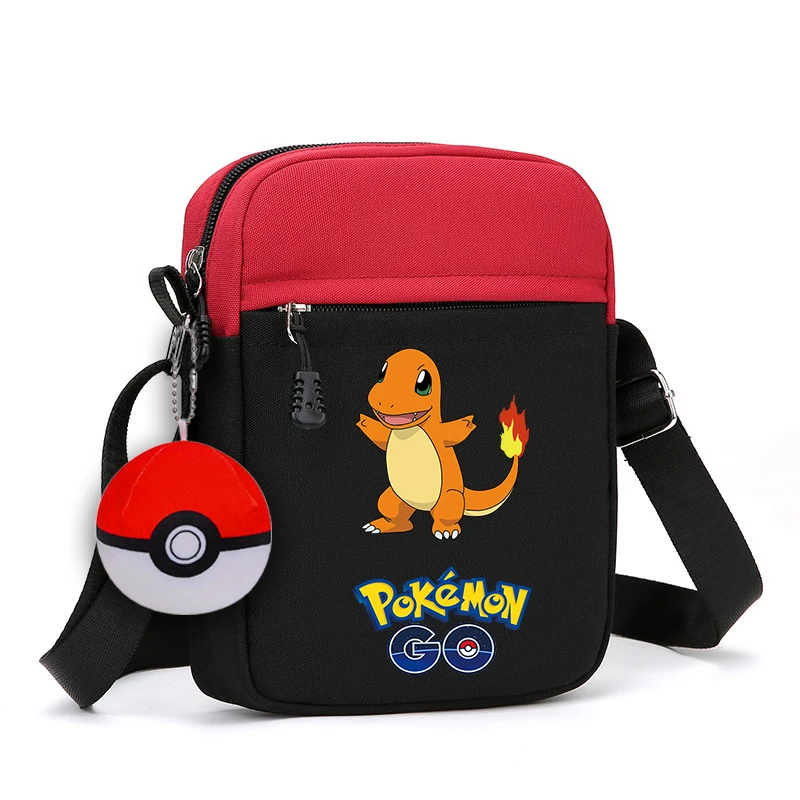 Shoulder Bag for Women Men Anime Pokemoned Crossbody Bag Boy Girl Cartoon Canvas Square Messager Women Men Travel Sport Gift view 4