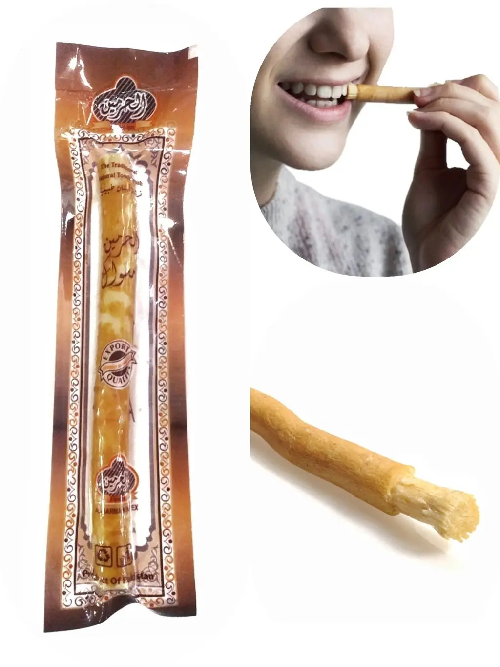 Set Of 1 5 10 15 20 30 50 PCS Fresh Natural Toothbrush Misvak Organic Vegan Herbal Twig Miswak Arak, Siwak, Miswaak مسواك طيبة