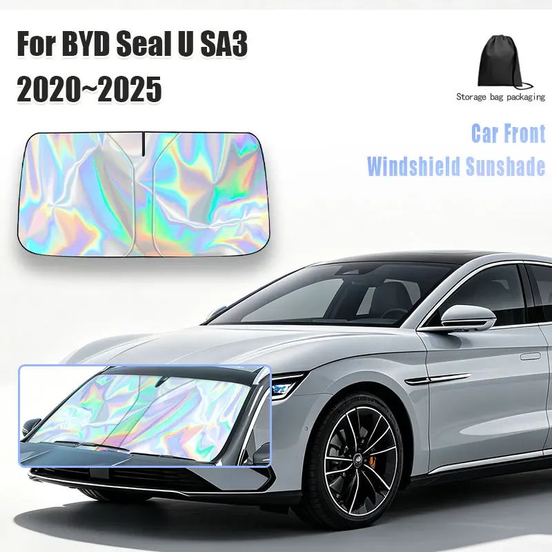 

For BYD Seal U SA3 2020-2025 Car Front Window Sun Visor Blocks UV Reflective Parasol Sunshade Protector Cover