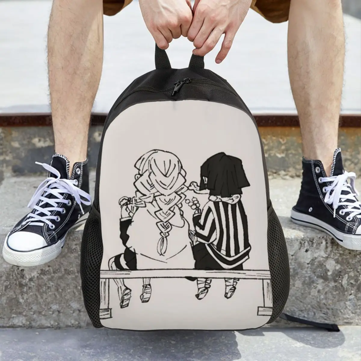 mitsuri-kanroji-e-iguro-obanai-mochila-mochila-de-grande-capacidade-para-criancas-bolsa-escolar-bolsas-de-ombro-para-homens-e-mulheres