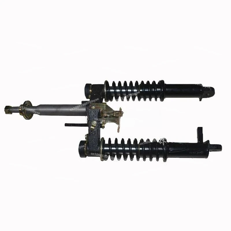 For Three-wheeled Motorcycle Shock Absorber Assembly Big Hat Front Fork Shock Absorber, Riser Height 330mm Shaft Hole 20mm