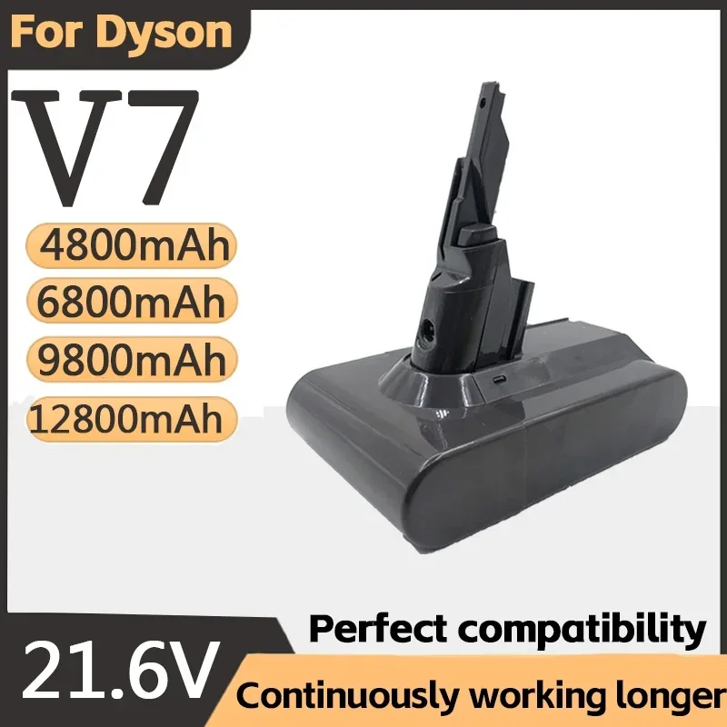 V7Animal Trigger Motorhead Pro Fluffy SV11 12800 мАч 21,6 В для батареи Dyson с длительным временем работы и более сильным всасыванием, замена V7
