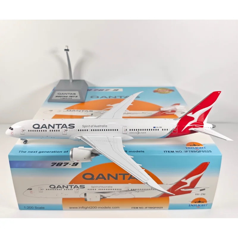 

Inflight 1/200 Scale Qantas Airways B787-9 VH-ZNI di-cast Alloy Aircraft Model Collectible Decorative Item
