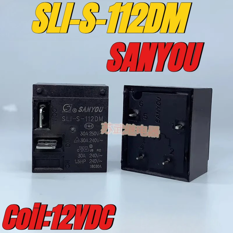 

（Brand New Original）1pcs/lot 100% original genuine relay:SANYOU SLI-S-112DM 30A 12V HF2160-1A Air conditioning relay