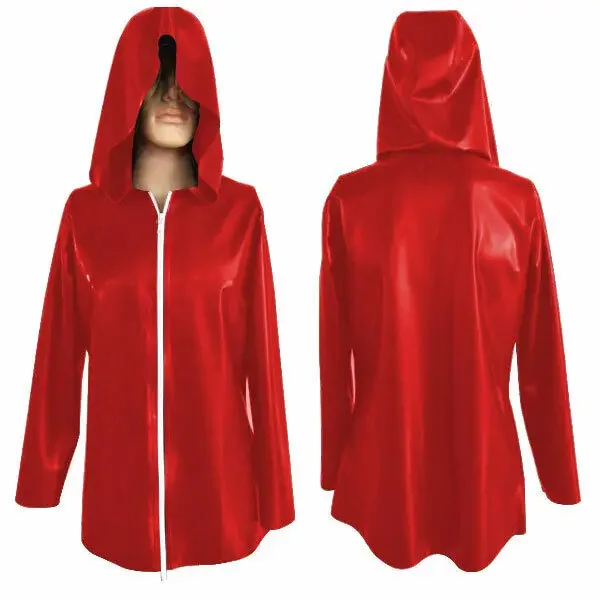 

Latex Anzug Rubber Catsuit Gummi Ganzanzug anzug Uniform Windjacke