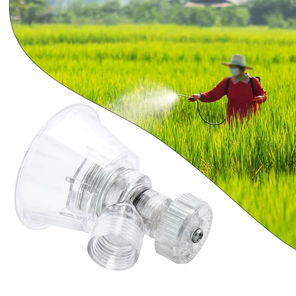 Adjustable Sprinkler Head Agricultural Atomization Plastic Transparent Nozzle Heavy Equipment Attachments Irrigation Equipment