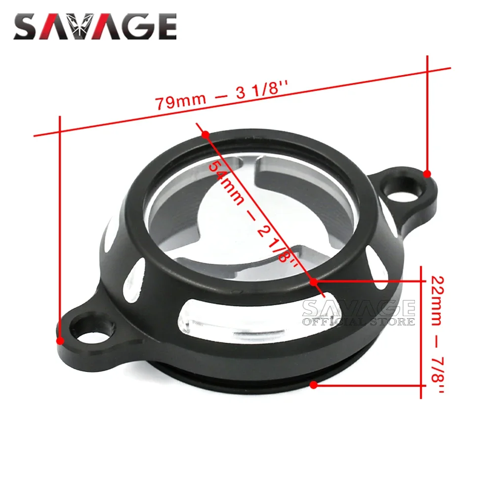 Engine Oil Filter Cover For YAMAHA YZ WR 250 450 F FX WR450F WR250F YZ250FX YZ450FX 2022 Motorcycle Accessories Clearness Cap