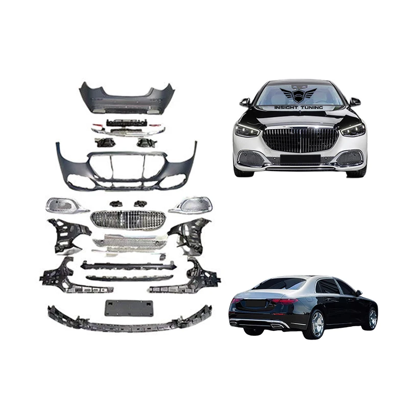 

Maybach Design 2021+ Car Bumpers Grill Body Kit for Mercedes Benz S Class W223 Upgrade to Maybach Bodykit