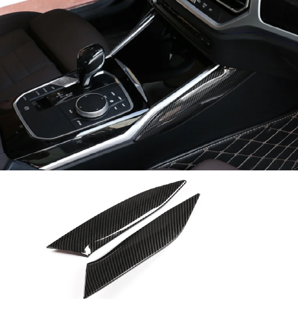 

carbon Fiber Grained Gear Shift Dashboard Trims For BMW 3 Series G20 330i G28