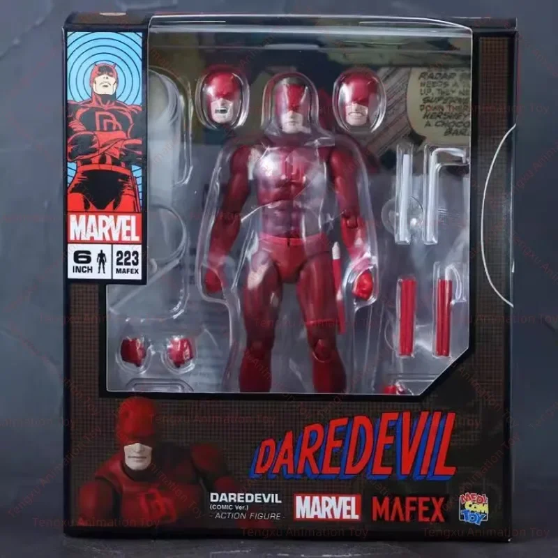 MAFEX 223 Marvel 1/12 Comic Version Daredevil 6-inch Anime Action Figure Toy Collection Gift