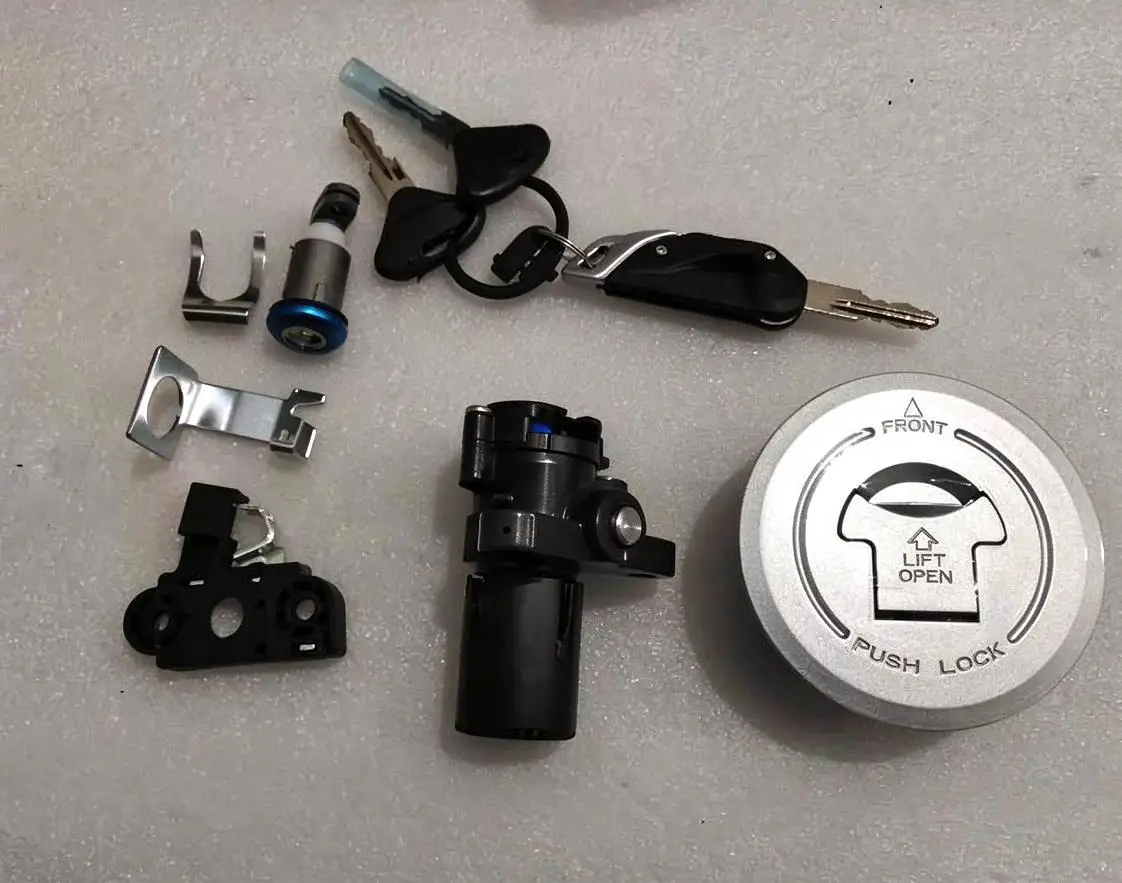 For Benelli New TRK502X 502 Accessories New Ignition Switch Fuel Tank Cap Full Car Lock Set Lock Switch Key