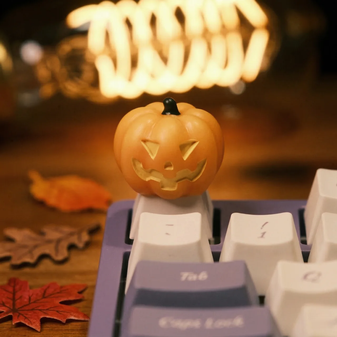Cute Ghost Keyboard Keycaps Set 3pcs - Adorable Character Design for Mechanical Keyboard, Desktop Decoration, DIY Custom Accesso