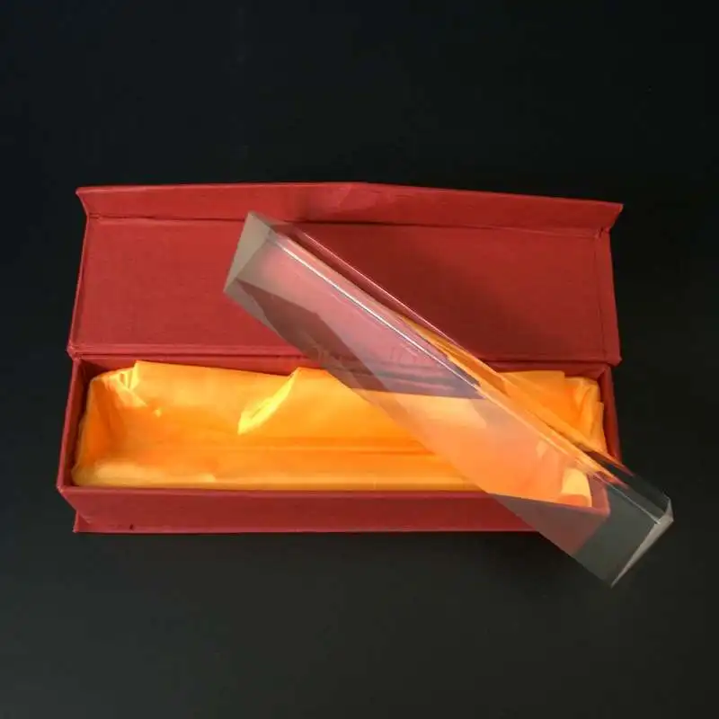 Triangular prism optical glass beam splitting prism rainbow refraction principle experiment