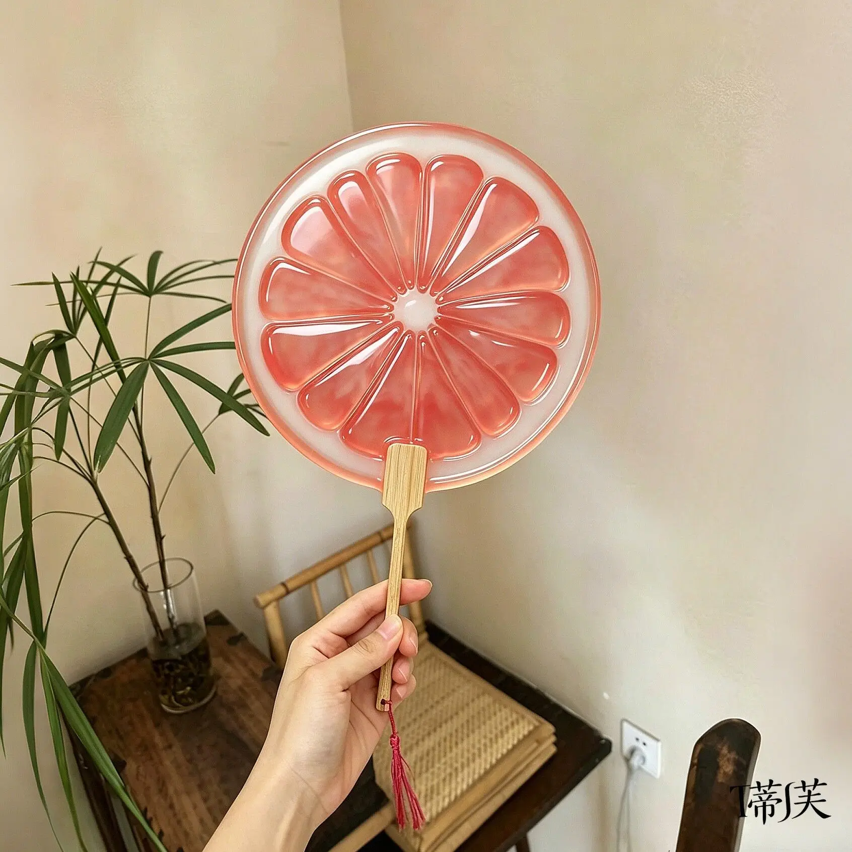 Portable Handheld Large Thickened Fan Personal Use Home Summer High Aesthetic Value Double-sided Premium Paper Fan