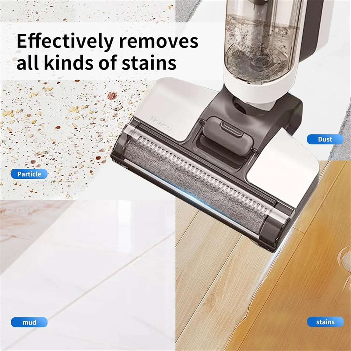 การเปลี่ยนแปรงลูกกลิ้งและตัวกรองสําหรับ Tineco IFloor 3/ Floor One S3 เครื่องดูดฝุ่นไร้สายตัวกรองแปรง