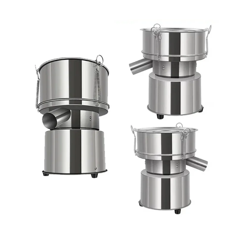 220V Mini Electric Vibrating Sieve Shaker 20cm Stainless Steel Screen Lab Powder Sieving Machine