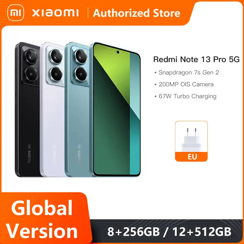 New Xiaomi Redmi Note 13 Pro 5G Smartphone 6.67\