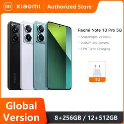 ใหม่ Xiaomi Redmi หมายเหตุ 13 Pro 5G สมาร์ทโฟน 6.67 