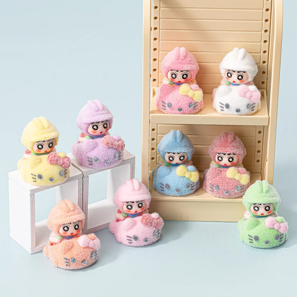 

New model Crayon Shin-chan Ornaments Cute Doll Tide Play Live Match-up Living Room Desktop Small Ornaments