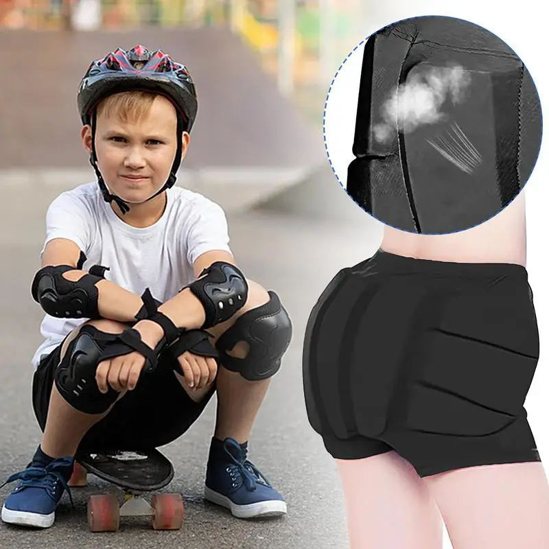 Hip Protection Pads Shorts Ergonomic 3D Snowboard Butt Pad Protective Padded Shorts Skating Protective Gear For Ice Skating