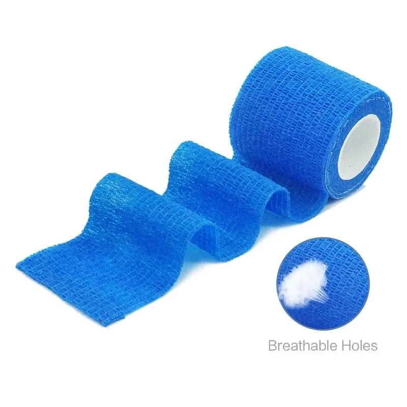 3Pcs Bandage Waterproof Medical Therapy Self Adhesive Sports Muscle Tape Finger Joints Wrap First Aid Kit Pet Elastic Bandage