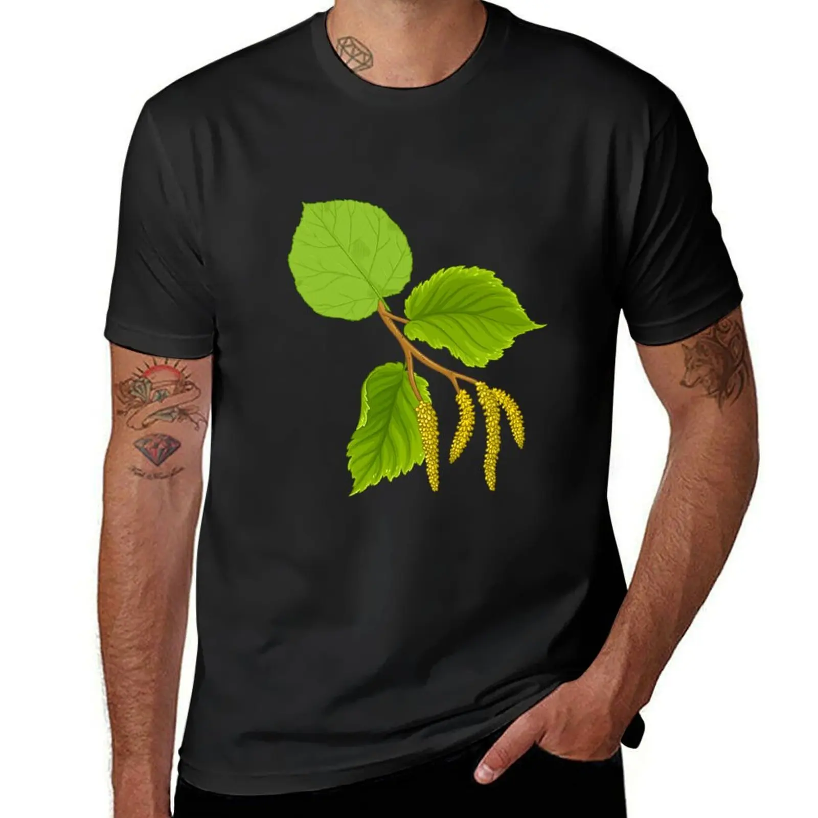 hazel tree T-Shirt plus size tops sweat new edition hippie clothes mens t shirt