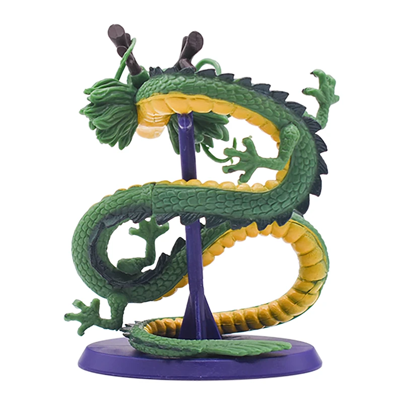 10cm dragon ball z ciano dragão figura artesanal dbz shenron anime coleção decoração modelo bonecas ornamento de mesa presentes de aniversário