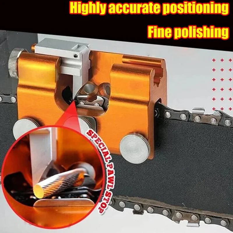 

Portable Chain Saw Sharpener for Sharpening Chain Machine Chainsaw Chains Sharpen Jig Machinery Garden Power Tools