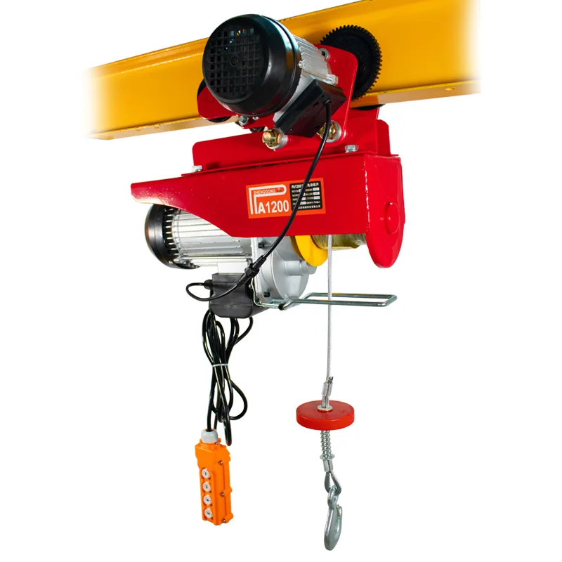 200kg 250kg 300kg 400kg 500kg 600kg 800kg 1000kg 1200kg 1500kg lift winch Mini Electric Wire Rope Hoist