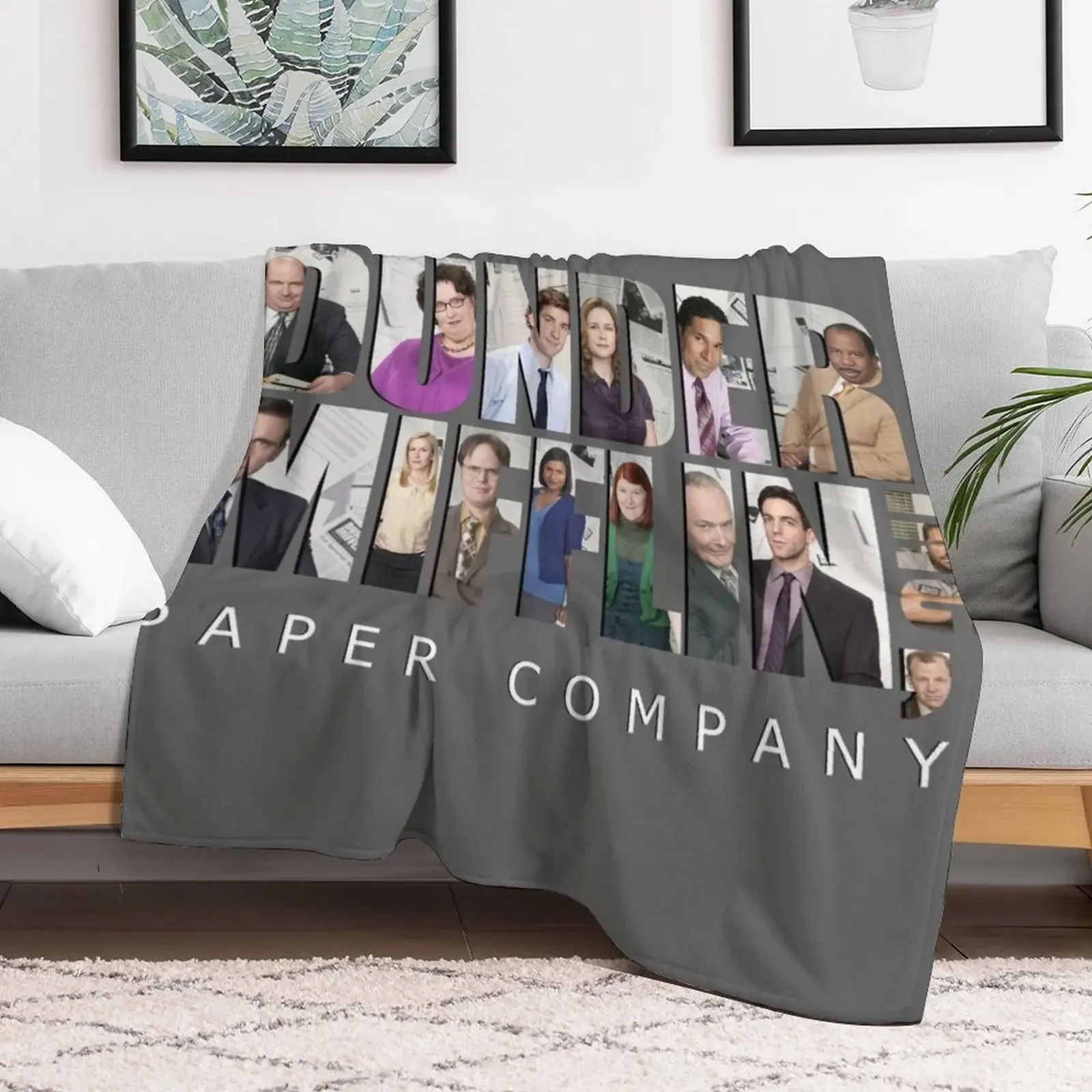 New The Office (US) ? Dunder Mifflin Throw Blanket Decorative Beds Luxury Throw Blankets