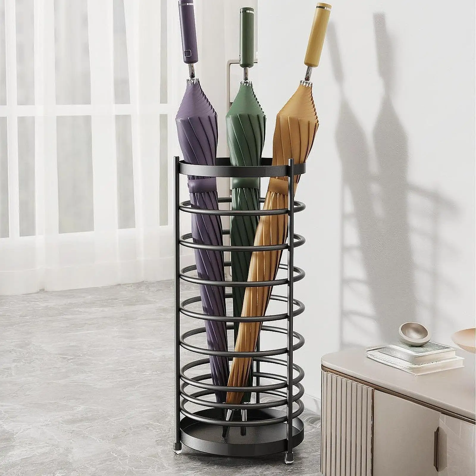 

Umbrella Stand Space Saving Umbrella Holder for Porch Household Doorway