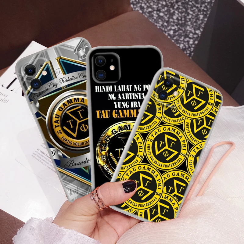 60PU tau gamma phi art Soft Case for Moto G4 Plus G41 G5 Plus G50 G51 G5S G6 Play G60 G7 Power G71 G5 G9