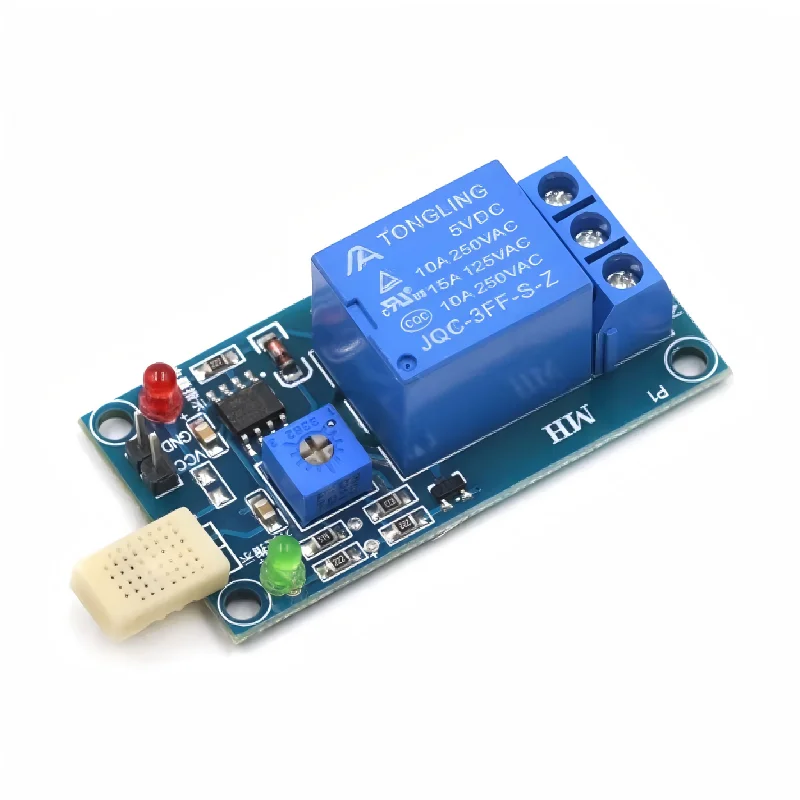 Módulo de relé de interruptor de detección de humedad HR202, módulo de interruptor de humedad, controlador de sensor de humedad, DC5V