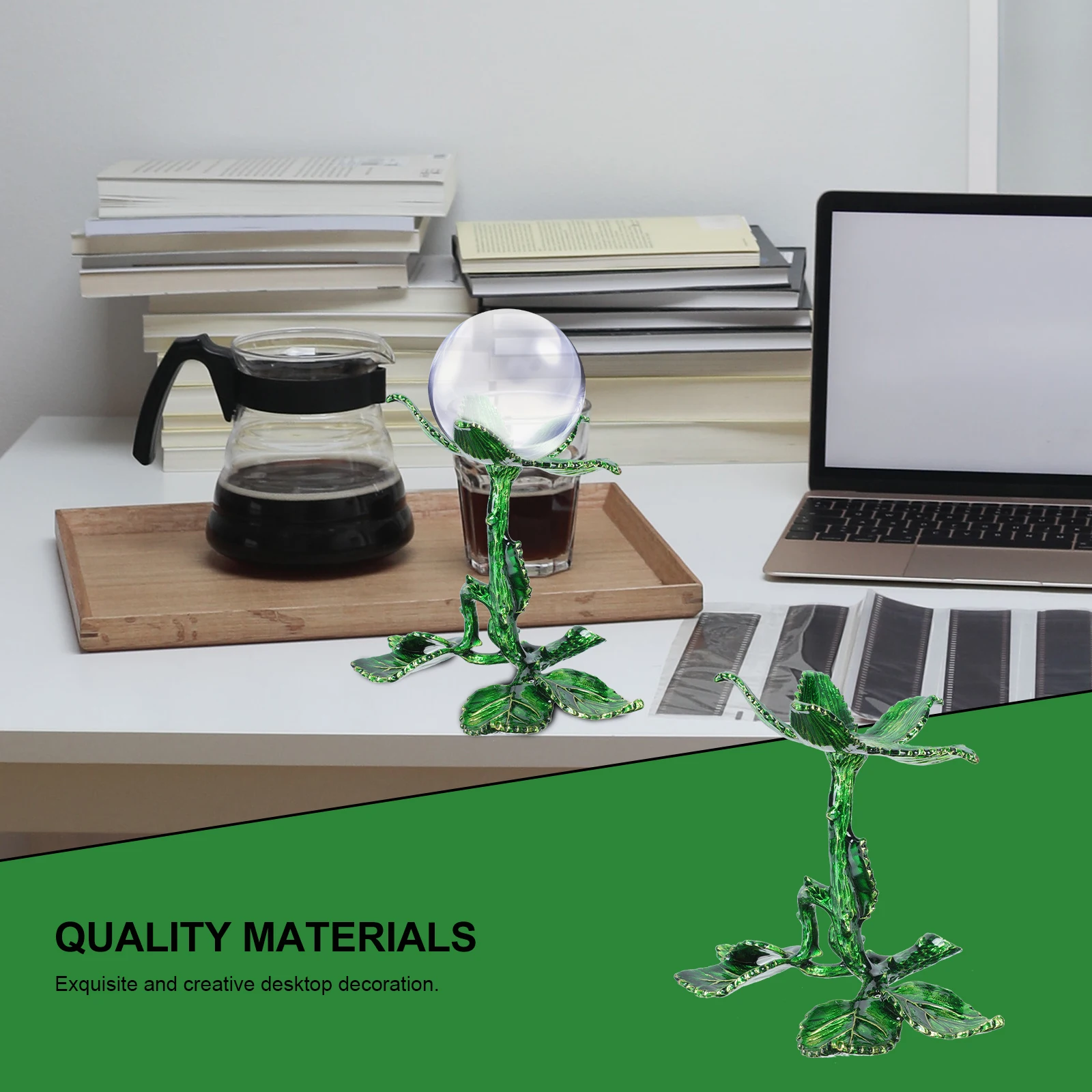 

Crystal Ball Metal Base Lightweight Creative Desktop Display Stand Home Tabletop Decor Crystal Ball Holder Base Decor