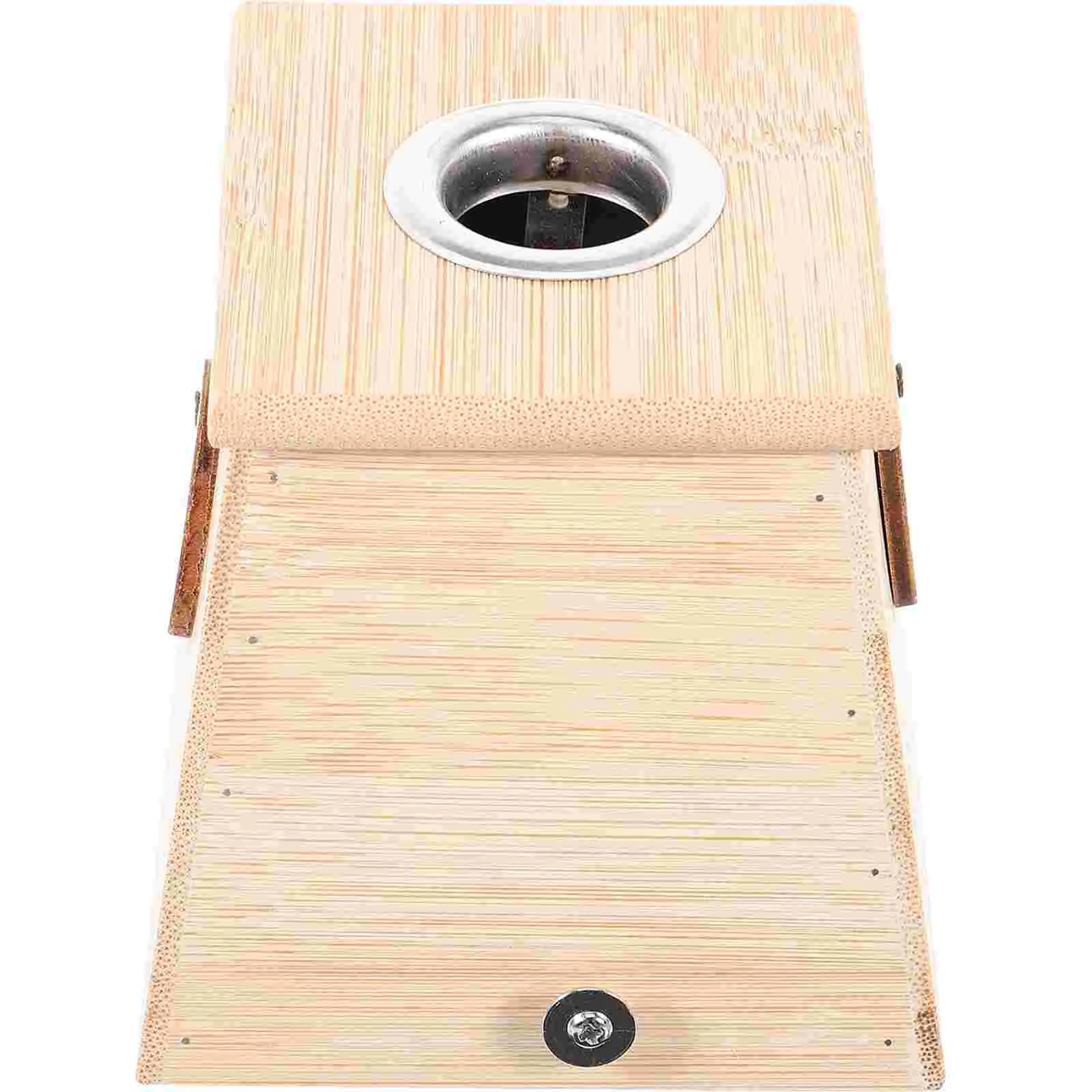 Caja de moxibustión quemador de cono de Moxa, Mugwort de caja de herramienta de tratamiento, olla de cuerpo ajustable de madera