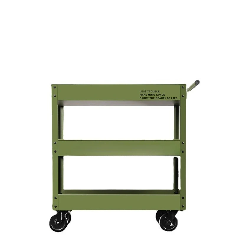 

trolley, green forest, tool cart, mobile rack, cabinet, storage, oil painting