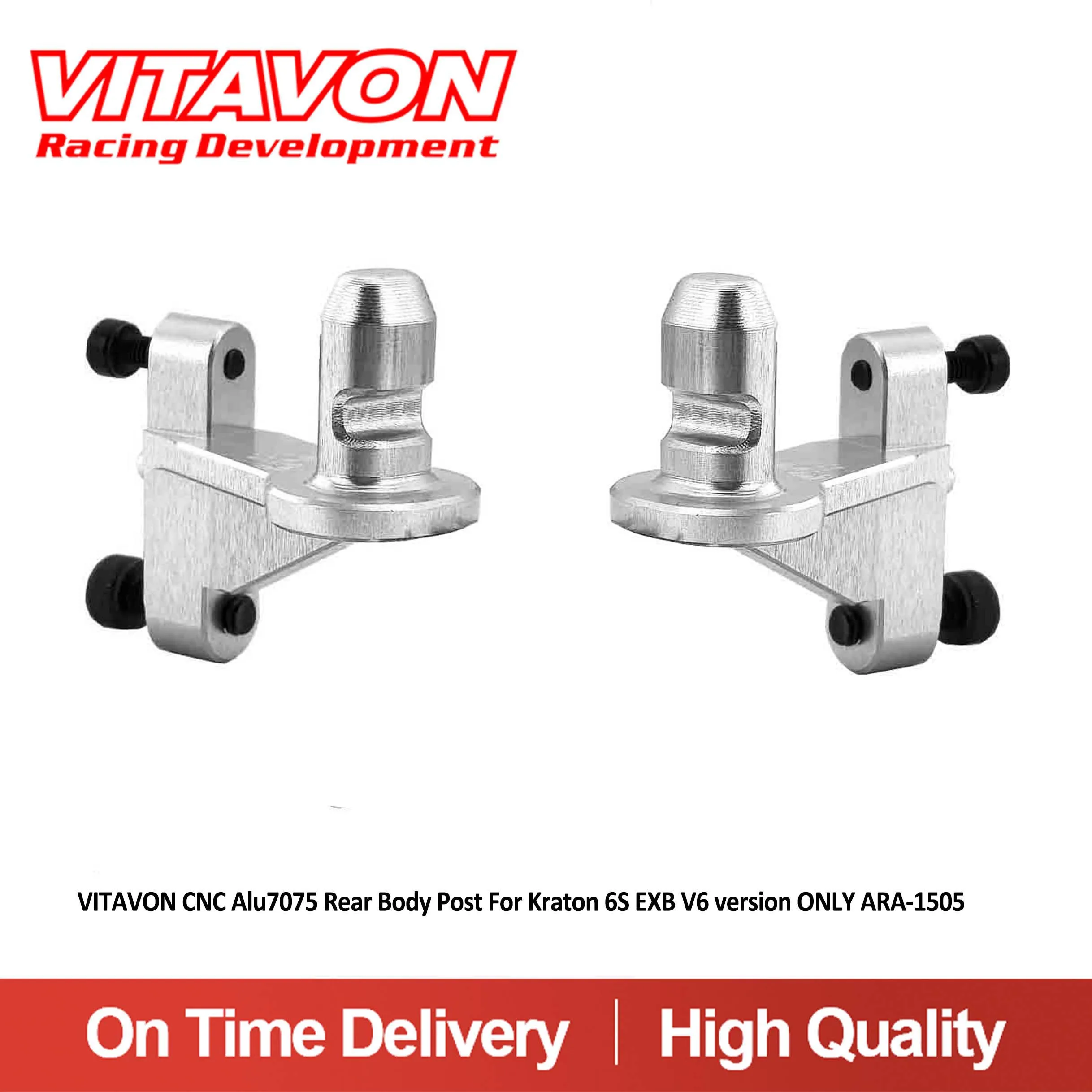 VITAVON CNC Alu 7075 Rear Body Post For Kraton 6S EXB V6 Version Only