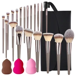 1/20PCS Makeup Brush Set Professional Super Soft Detail Blush highlighter Foundation Concealer Eyeshadow Brush Women Beauty Tool