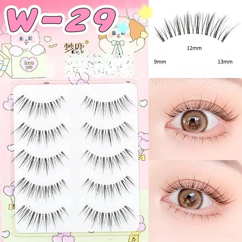 ドリームディアつけまつげ A タイプまつげアップグレードされたまつげ V 字型スパイクまつげ自然にソフトメイクまつげエクステンション