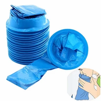 휴대용 응급 플라스틱 가방, 의료 폐기물 병동 일회용 구토 백, 멀미 방지 구토 백업 백, 1000ml, 10 개 