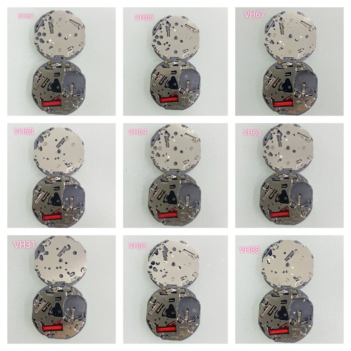 Watch quartz movement VH31 VH61 VH63 VH64 VH65 VH67 VH68 VH83 VH88 Original from Japan